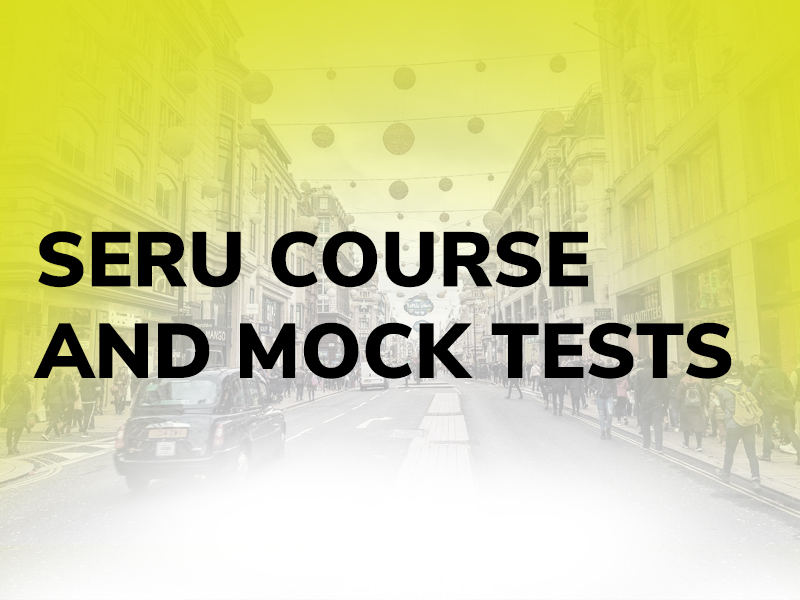 SERU course and Test 30 Days - Comprehensive mock test package with unlimited access for 15 days, 30 days or 60 days to help you prepare effectively for your assessment.